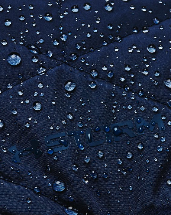 남성 UA Storm ColdGear® 리액터 골프 하이브리드 재킷 in Blue image number 5